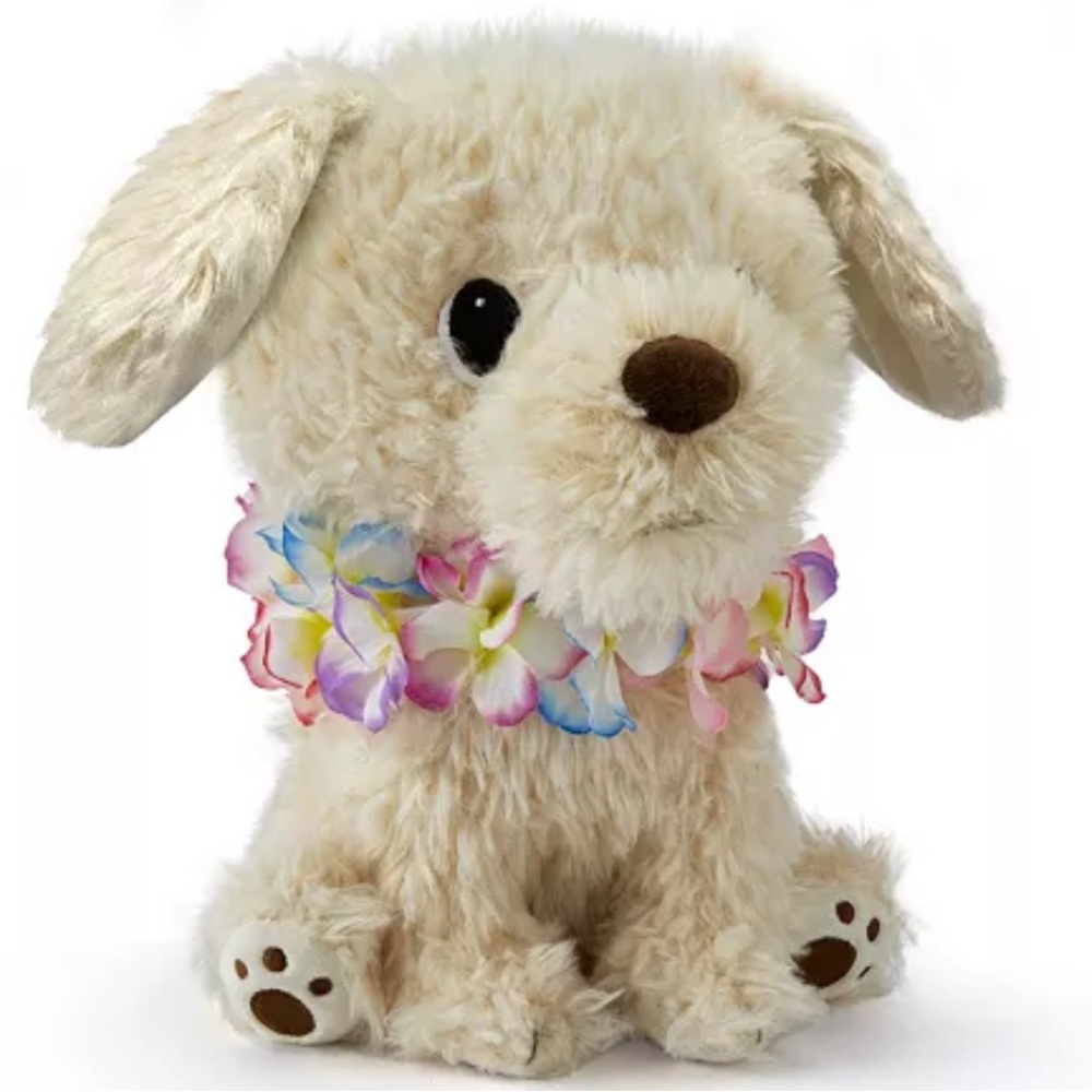 Toys R Us Geoffrey’s Toy Box Wear Together Puppy with Lei Soft Stuffed Animal